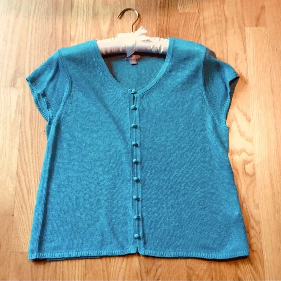 COPY - 100 % linen ⭐️ fine sweater knit top ⭐️ - Picture 4 of 7